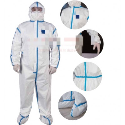 Medical Coverall Nonwoven Safety Chemical  Suit